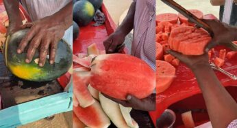 Watermelon Cutting : పుచ్చ‌కాయ‌ను కోయడం ఇంత ఈజీనా.. 2 నిమిషాల్లోనే విత్త‌నాలు రాకుండా క‌ట్ చేయ‌వ‌చ్చు..!