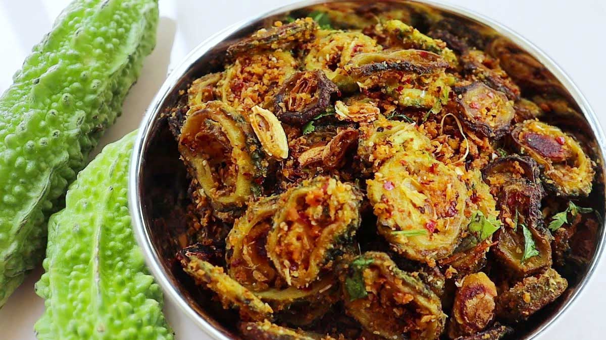 Bitter Gourd Fry చేదు లేకుండా కర‌క‌ర‌లాడేలా కాక‌ర‌కాయ వేపుడు.. లొట్ట