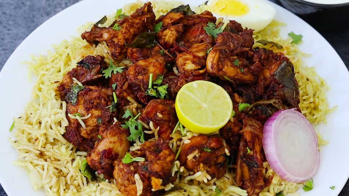 Chicken Fry Piece Biryani చికెన్ ఫ్రై పీస్ బిర్యానీ.. ప‌ర్ఫెక్ట్ కొల
