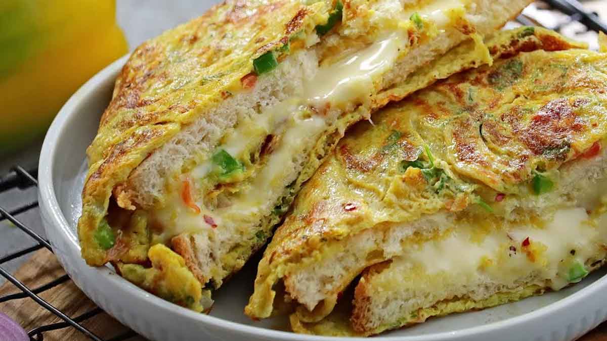 Cheese Bread Omelette చీజ్ బ్రెడ్ ఆమ్లెట్‌ను ఇలా వేయాలి.. ఎంతో