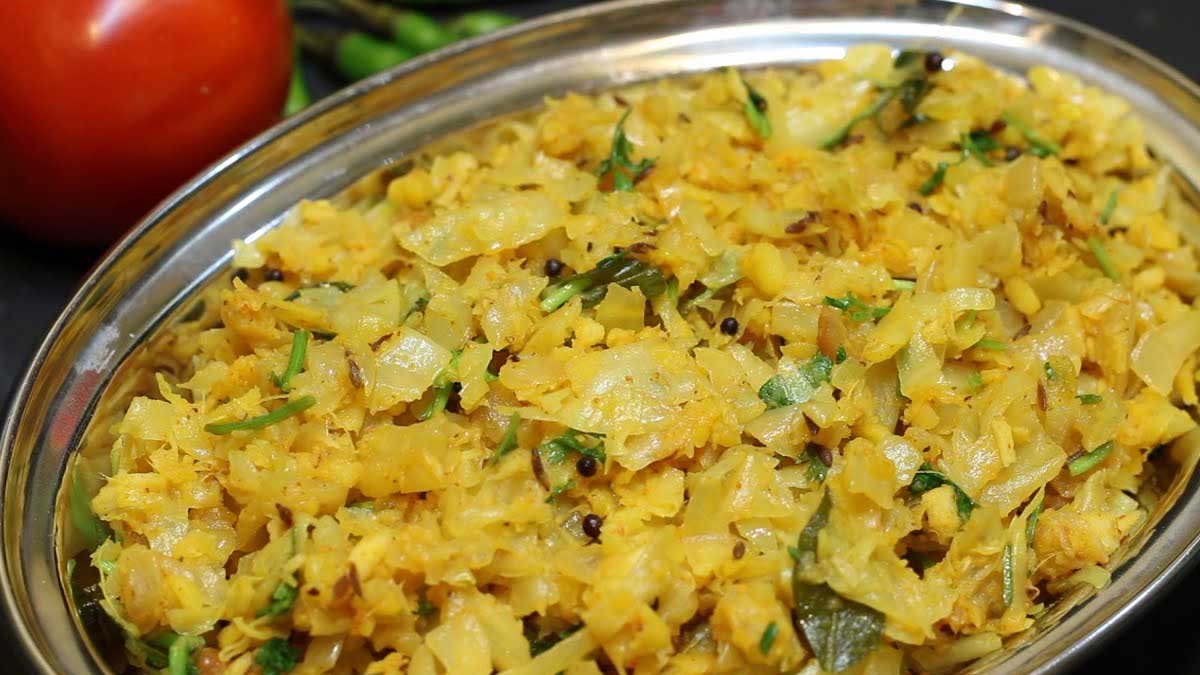Cabbage Pesara Pappu Fry క్యాబేజీ, పెస‌ర‌ప‌ప్పు.. రెండింటినీ క‌లిపి ఇలా ఫ్రై చేయండి