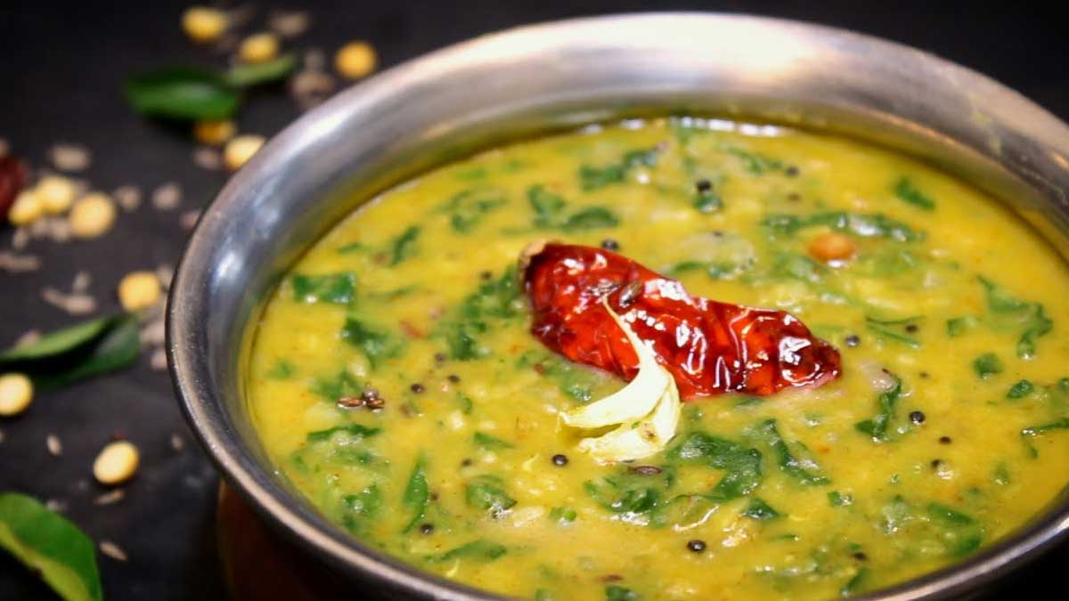 Dhaba Style Palak Dal ధాబా స్టైల్‌లో పాల‌క్ దాల్‌ను ఇలా చేయండి.. చ
