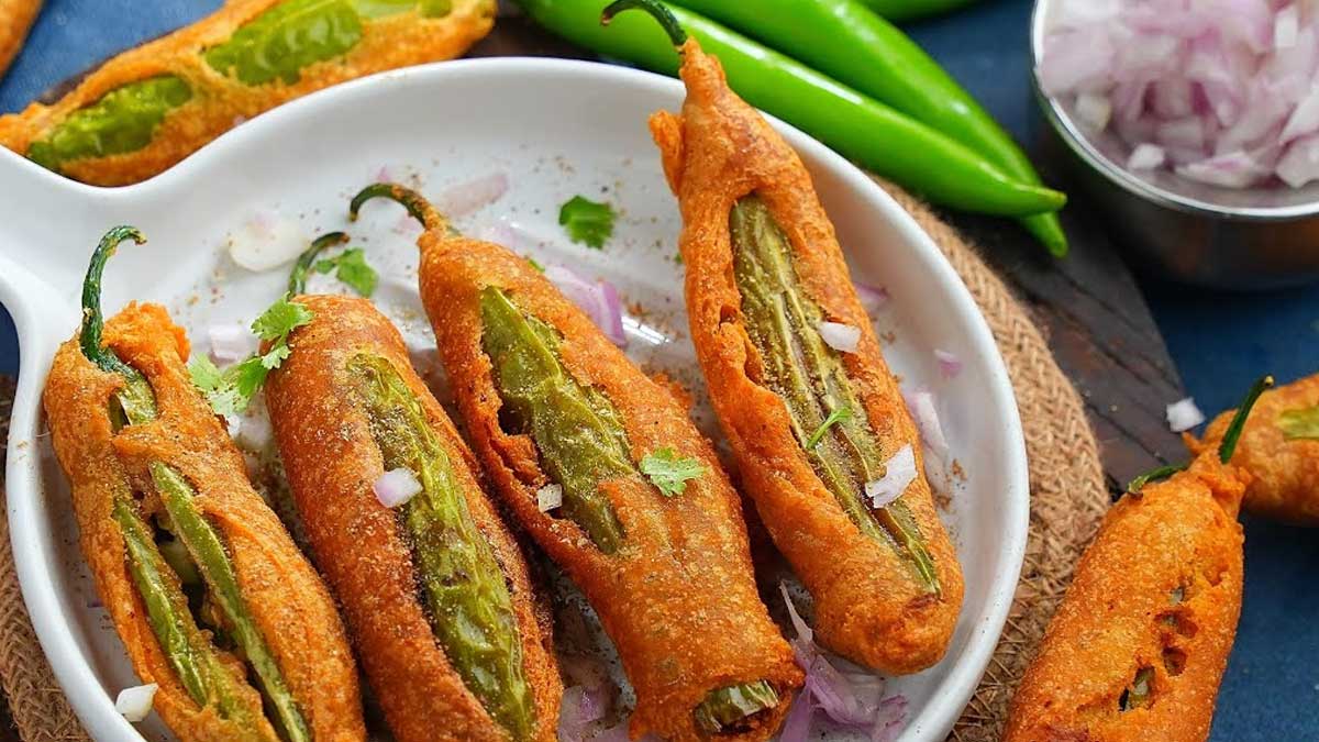 Masala Mirchi Bajji హైద‌రాబాద్ స్పెష‌ల్ మ‌సాలా మిర్చీ బ‌జ్జీ.. నోట్లో