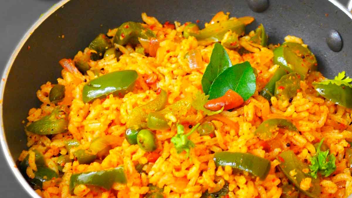 Capsicum Rice : లంచ్ బాక్స్‌లోకి క్యాప్సిక‌మ్ రైస్‌ను ఇలా చేయండి.. ఎంతో ...