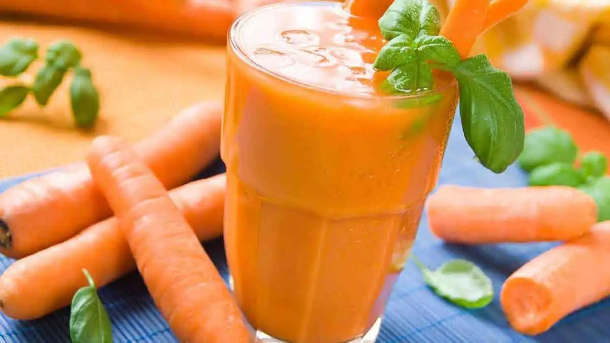 daily one glass carrot juice drinking benefits 