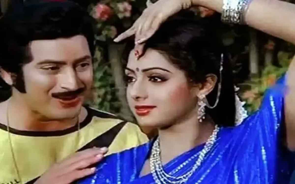 why sridevi dropped from krishna movie 