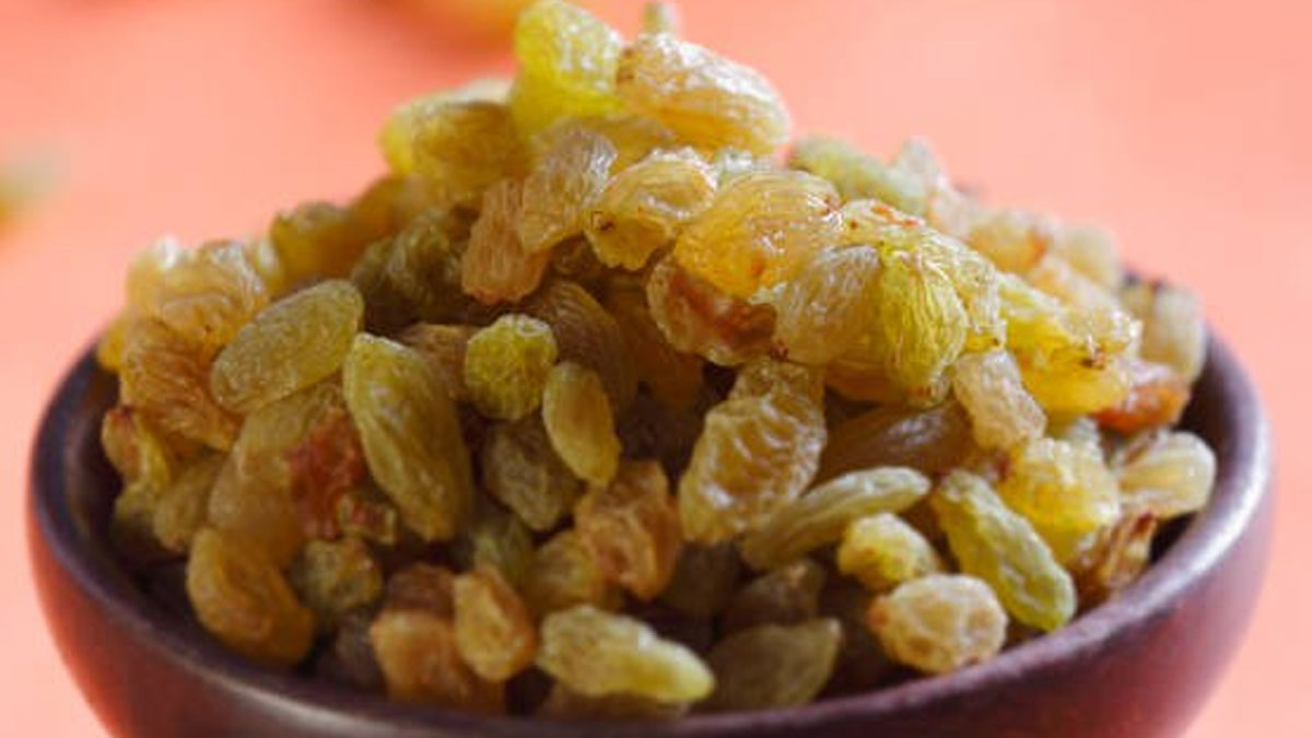 Dry Grapes రాత్రి ప‌డుకునే ముందు 5 కిస్మిస్‌ల‌ను తినండి.. ఏం జ
