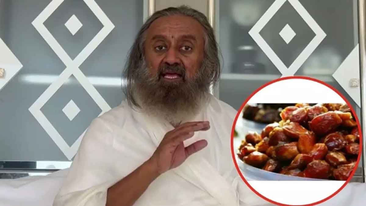 ravi shankar says do not touch dates without seeds 