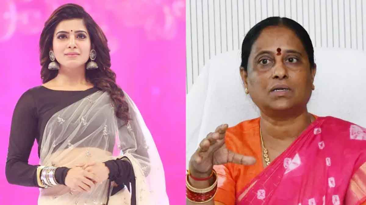 samantha responded to minister konda surekha comments 