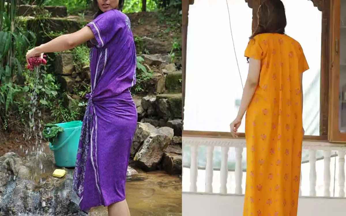 what happens if women wear nighties in home 