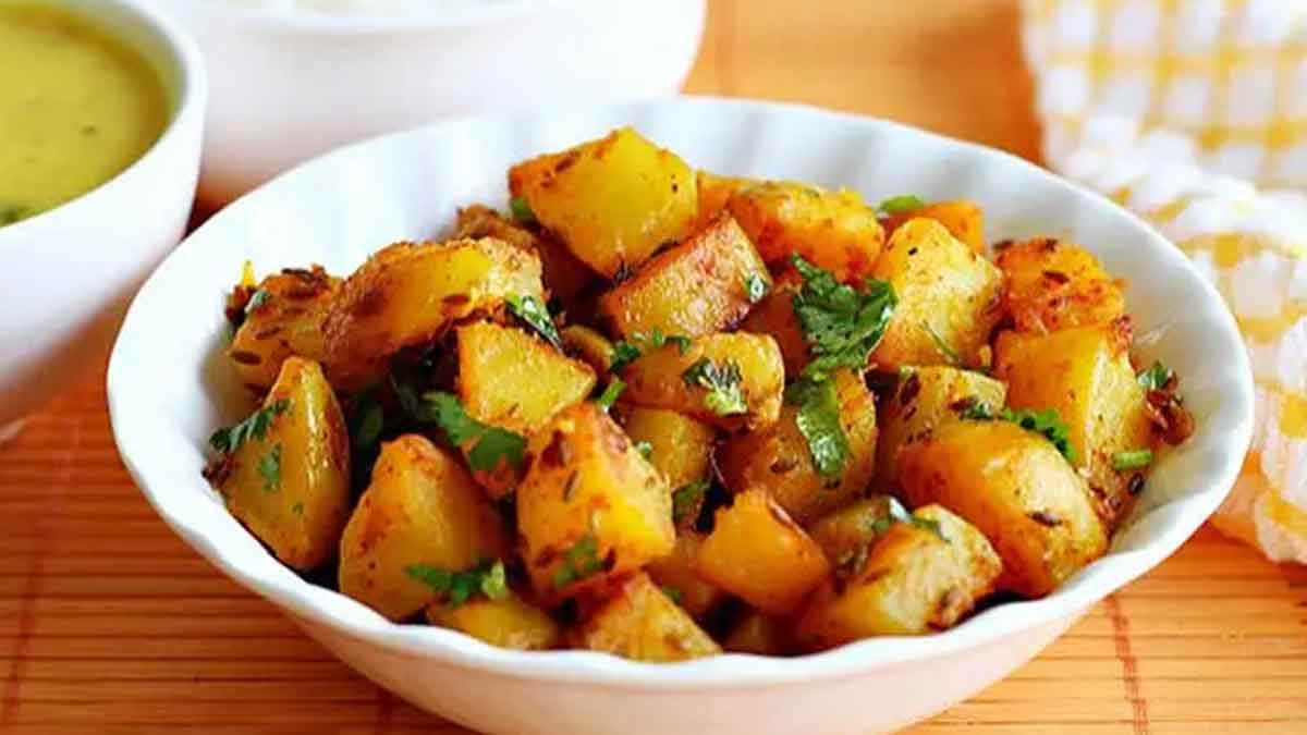 simple and tasty aloo jeera recipe in telugu 