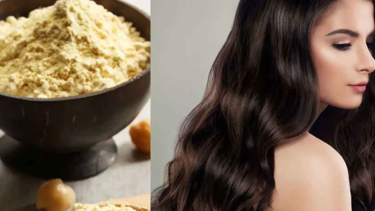 use besan flour for hair in this way 