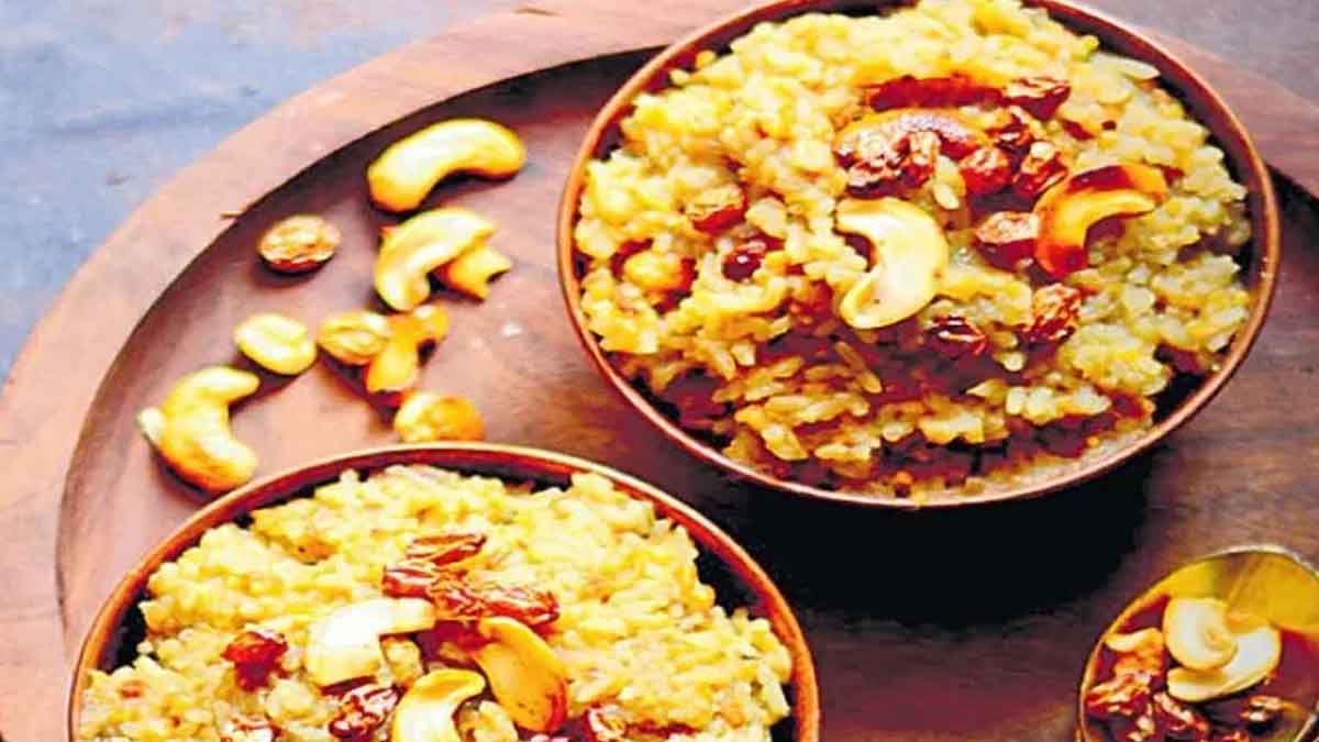 kobbari pala pongal recipe how to make it 