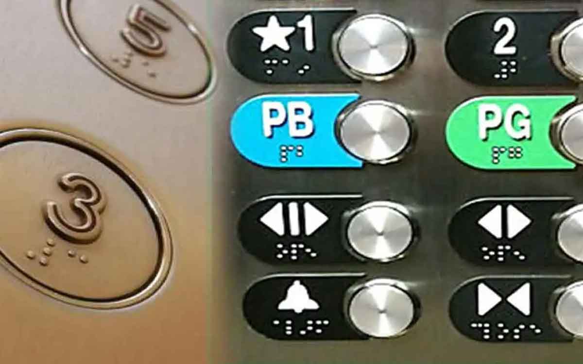 why lift buttons have these dots 