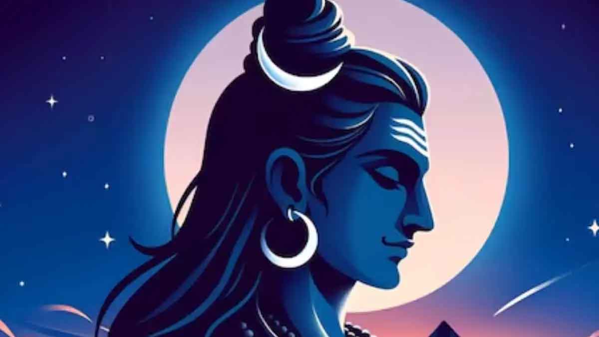 why lord shiva wears moon on his head 