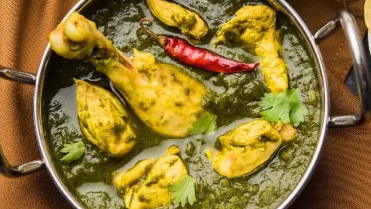 palakura chicken recipe in telugu make like this 