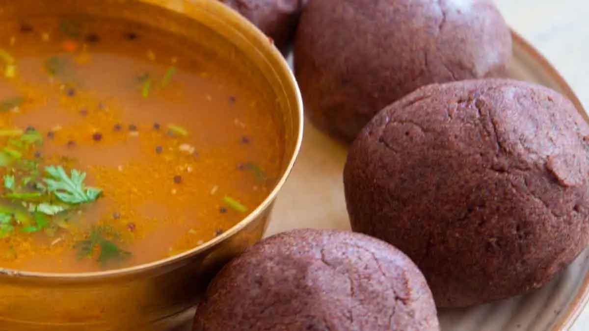 make ragi mudda like this recipe is here 