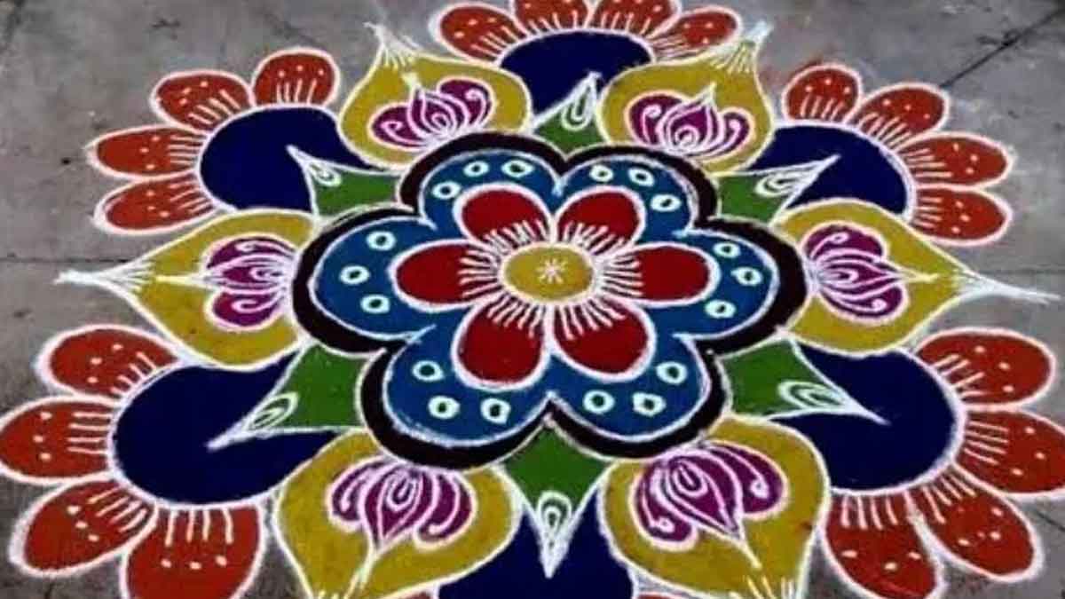 can we draw rangoli on amavasya 