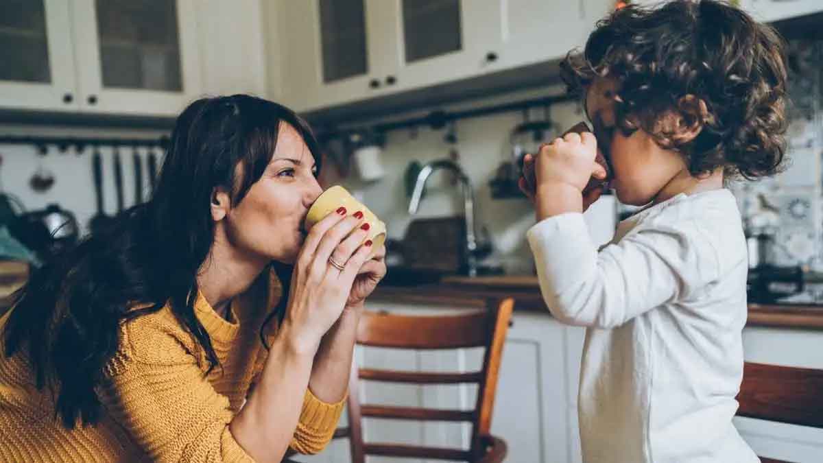 if you are giving tea and coffee to your children know right age 