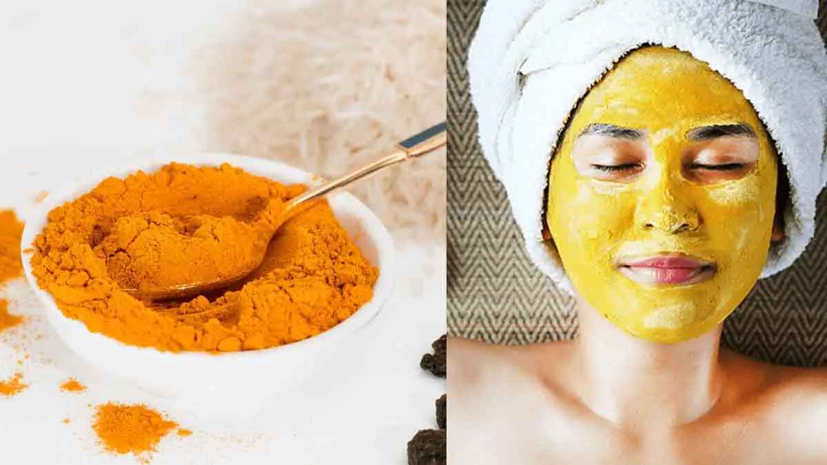 use turmeric and lemon juice for facial glow 