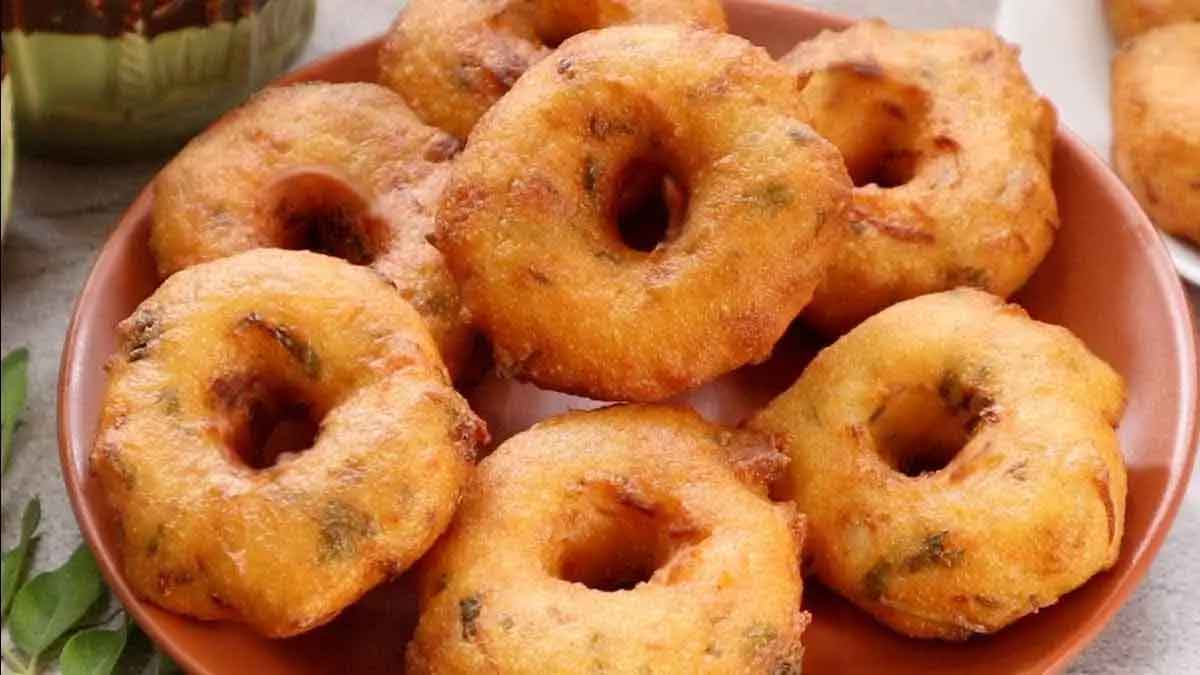 how to make vada with left over rice very easy method 