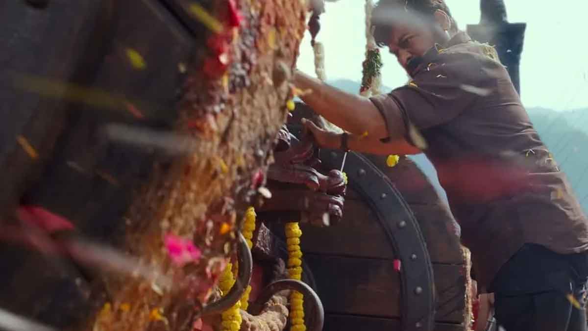 chiranjeevi did blunder mistakes in this acharya movie scene 