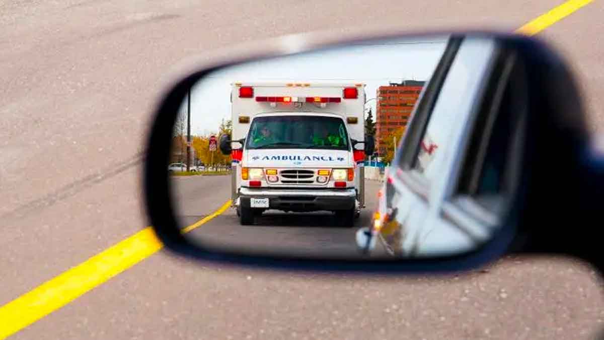 why ambulance is written in reverse on vehicle 