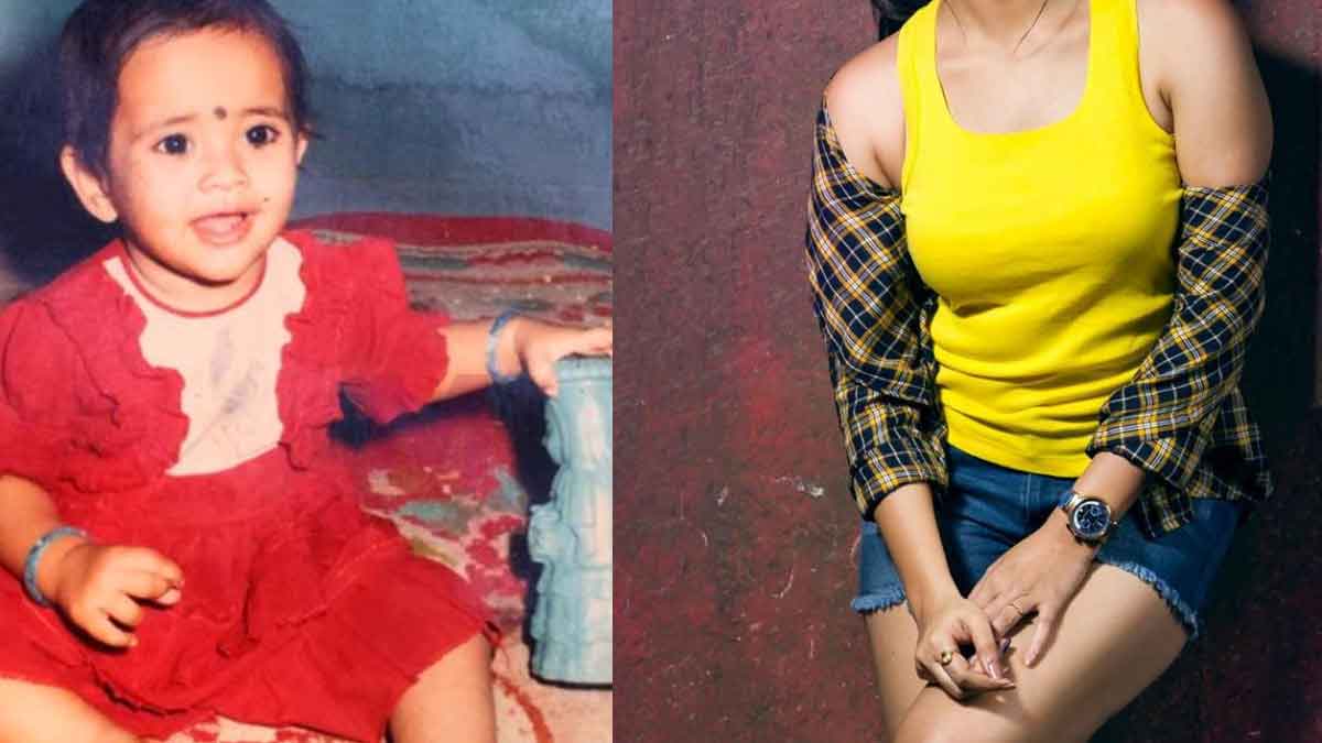 anasuya childhood photo viral 