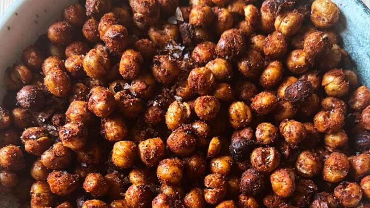 take daily black chick peas roasted to reduce weight 