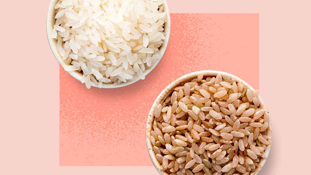 what is the difference between brown rice and white rice 