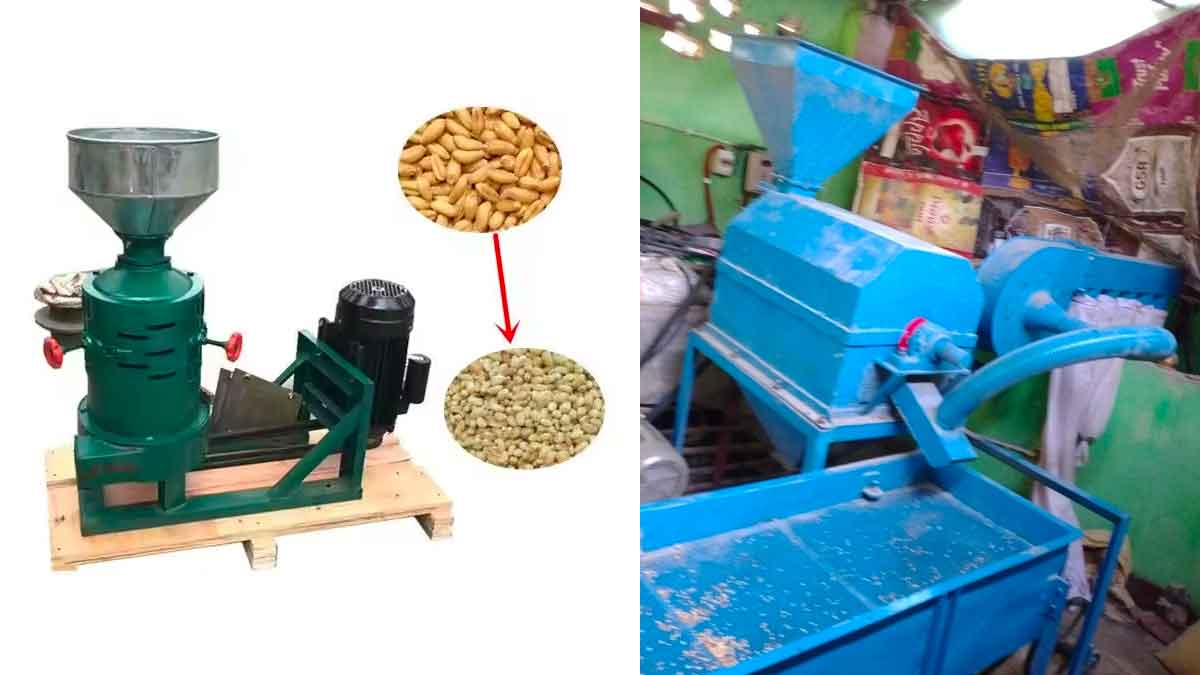 you can earn good income with gram peeling machine 