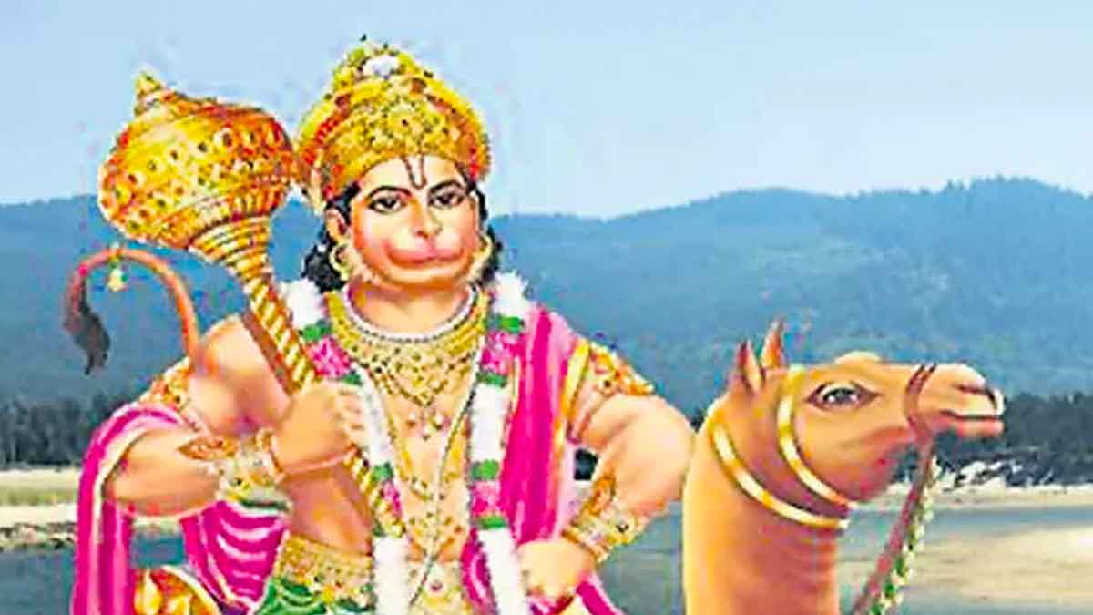 how camel became vehicle to hanuman 