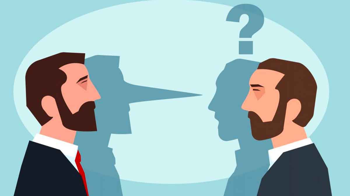 how to tell a person is a liar or not by looking at him 