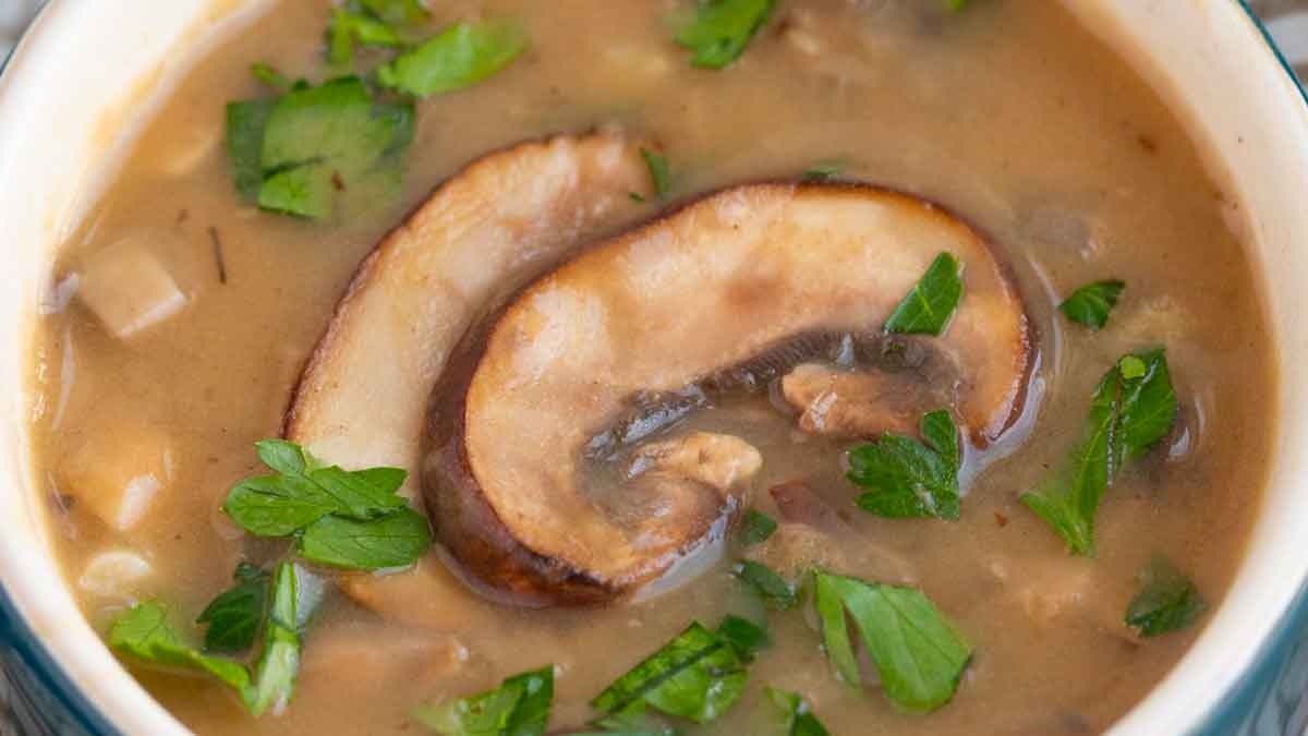 how to make mushroom soup recipe in telugu 