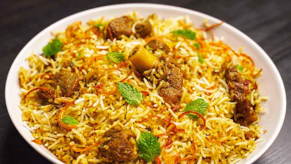 how to make mutton biryani recipe in telugu 