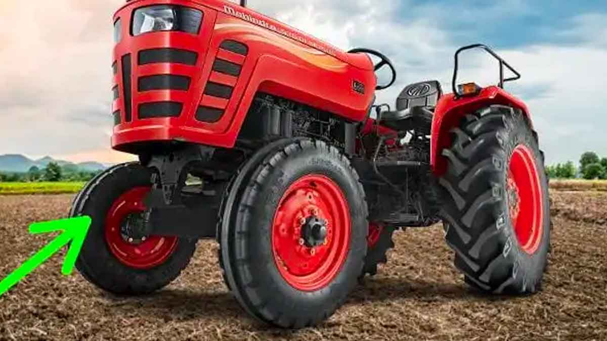 why tractor front wheels are small 