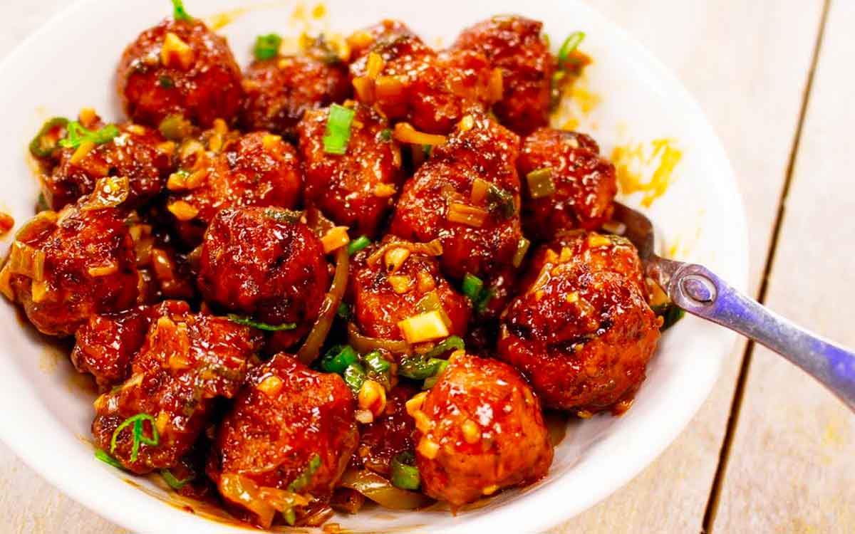 how to make veg manchurian at home 