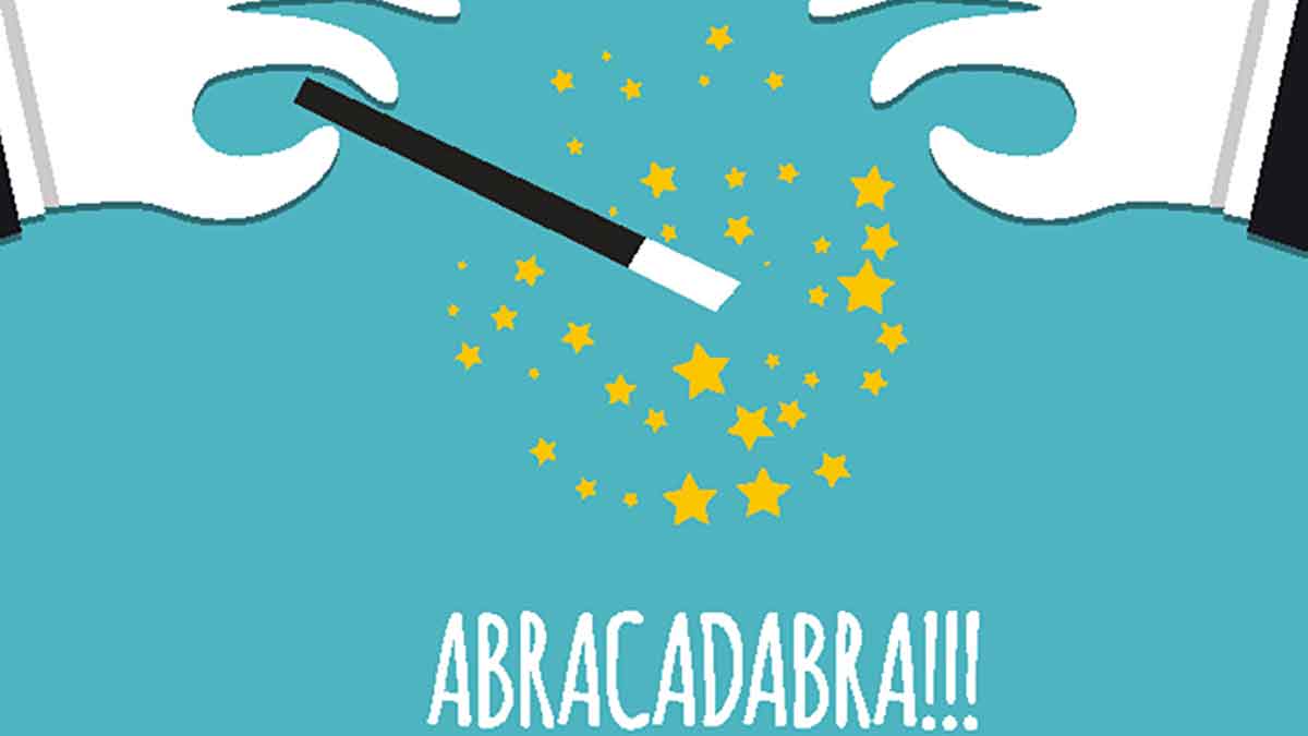 do you know why magicians read abracadabra