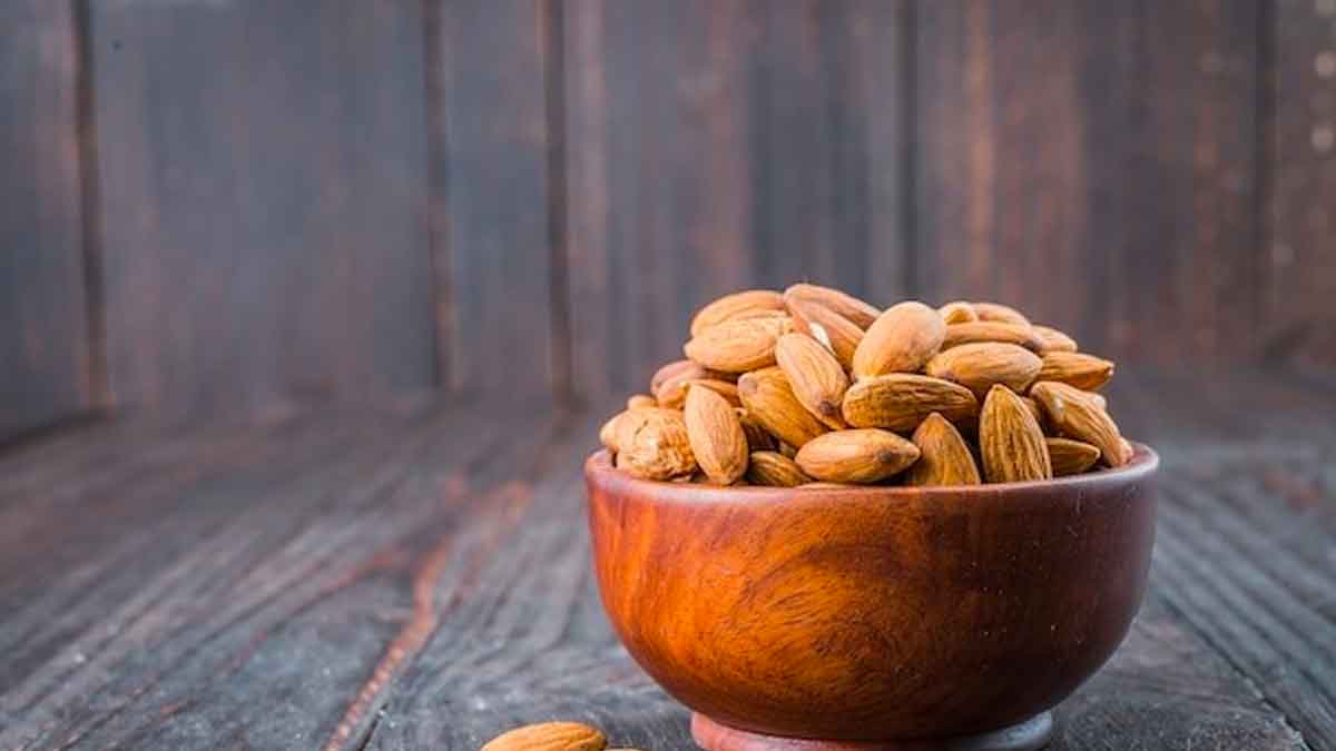 take almonds in the morning for breakfast for many health benefits 