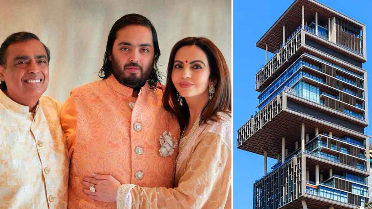 ambani house and workers and their salary details 