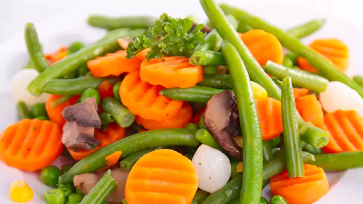 take boiled vegetables for health 