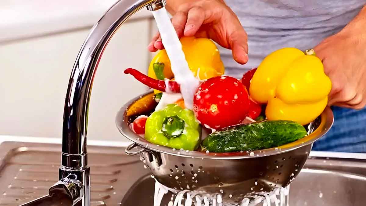 how to remove pesticide residues from vegetables 