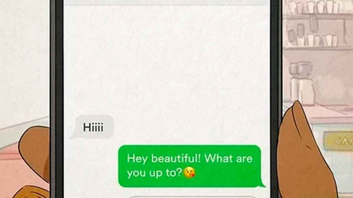 women do not reply to unknown messages know what happens 