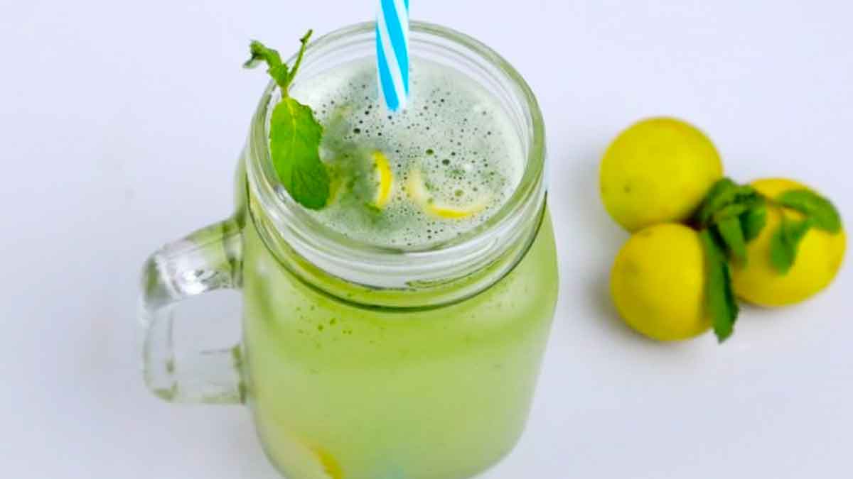 make lemon and mint drink in this way 