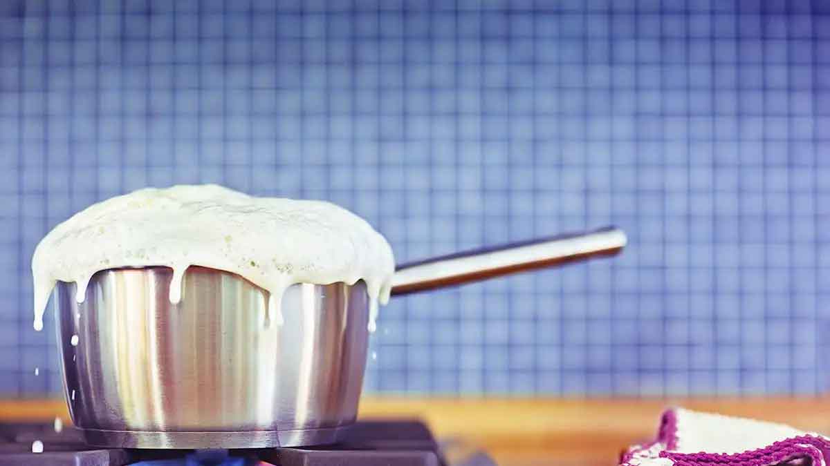 why boil milk in new house 