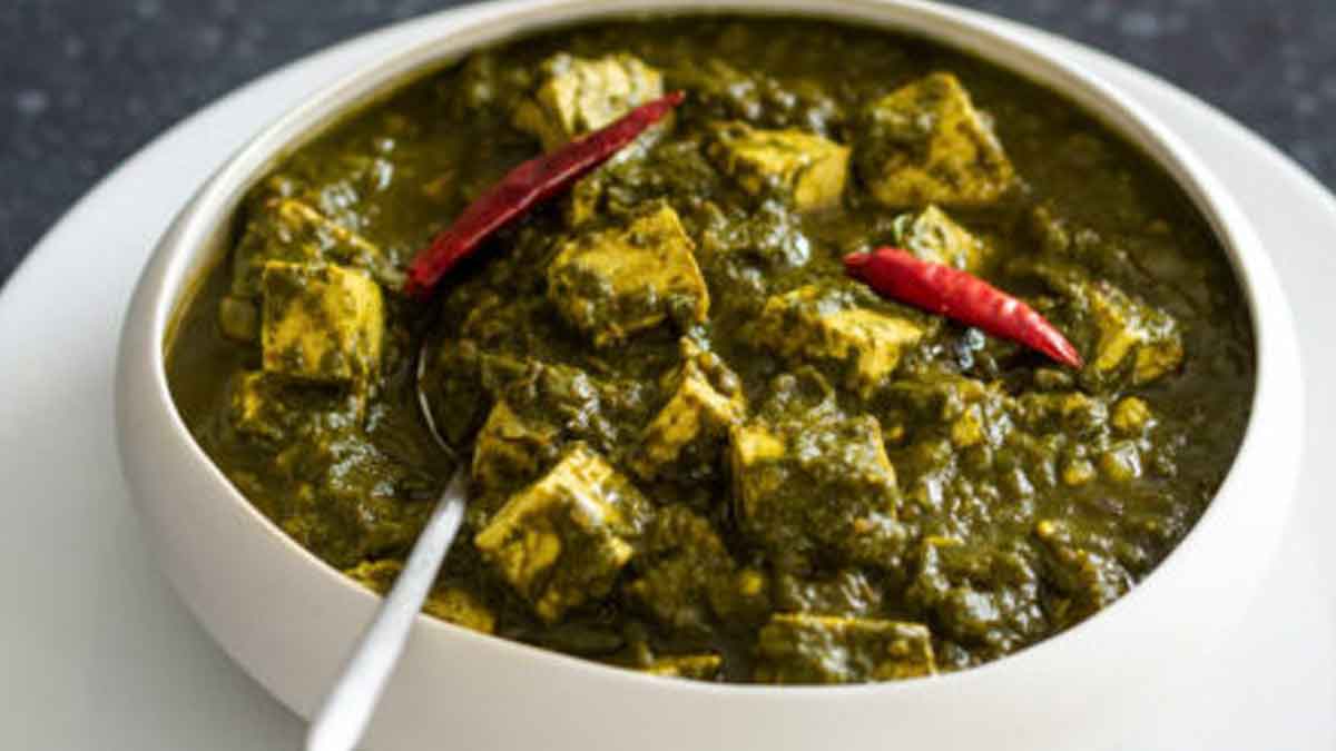 how to make palak paneer curry recipe in telugu 