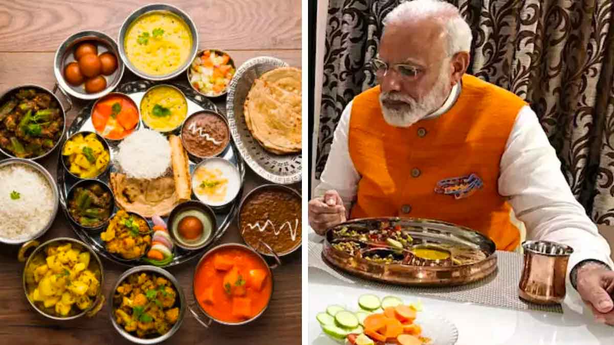 do you know the cost of pm modi food per day 