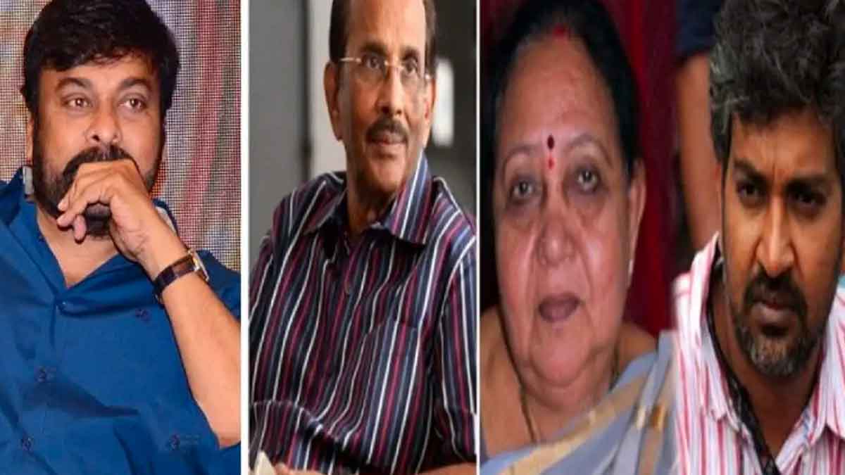 what is the relation between rajamouli mother and chianjeevi 