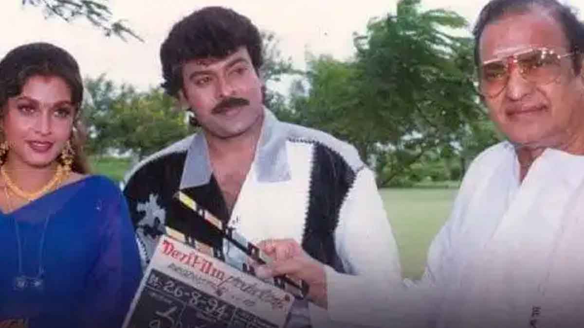 why sr ntr given clap to chiranjeevi movie 