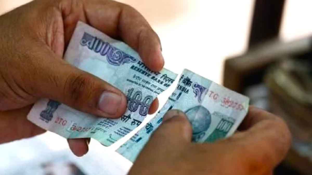 what happens if banks do not take torn currency notes 